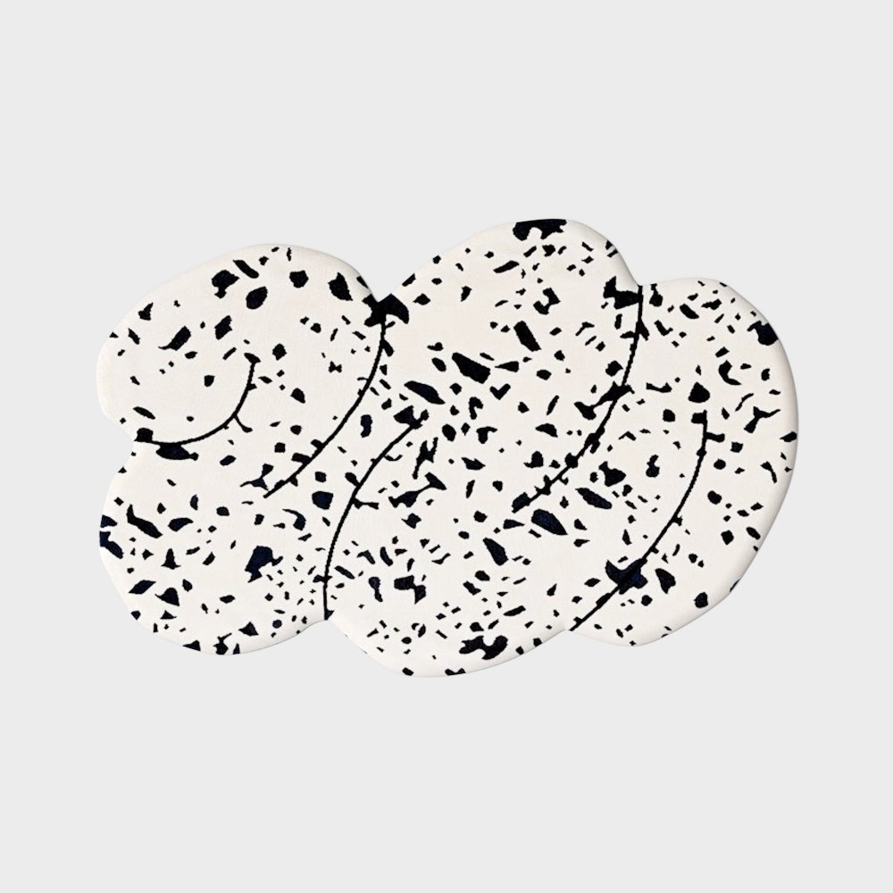 Modern irregular fabric carpet