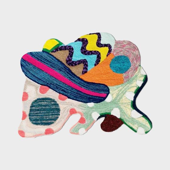 Dopamine Red Rug 3D Model for Kids' Rooms