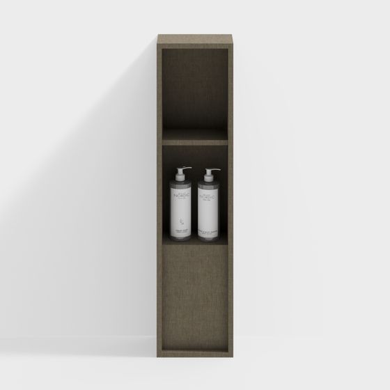 Stylish Bathroom Storage Cabinet 3D model