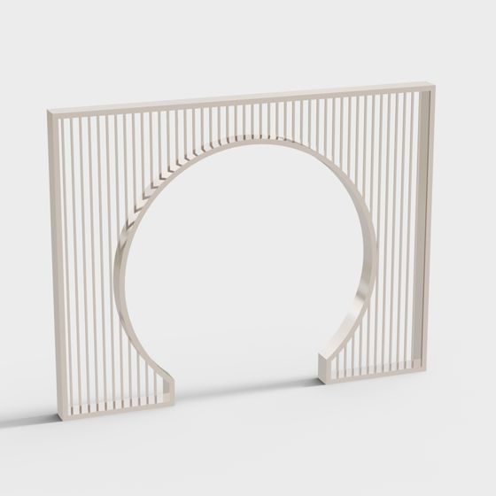 Stylish Low-Polygon Arch 3D Model for Creative Projects