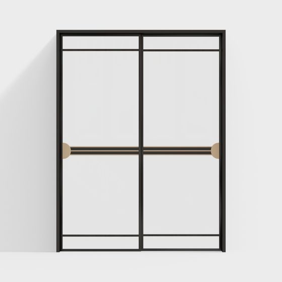 Industrial Sliding Door 3D model for Creative Projects