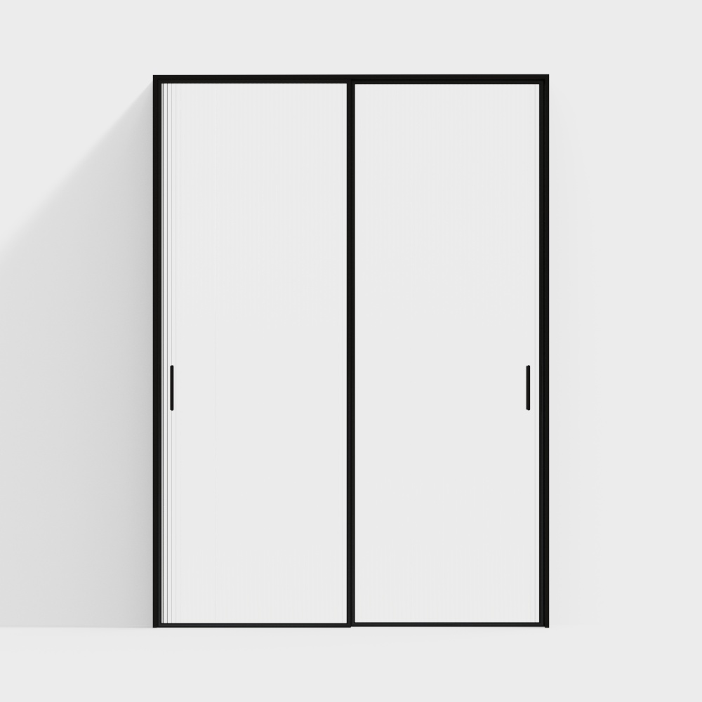 現代玻璃滑動門