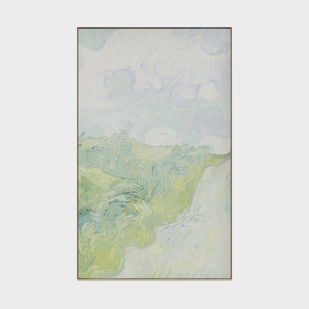 Cloud Sea Green Fields 3D Model – Low-Poly Landscape