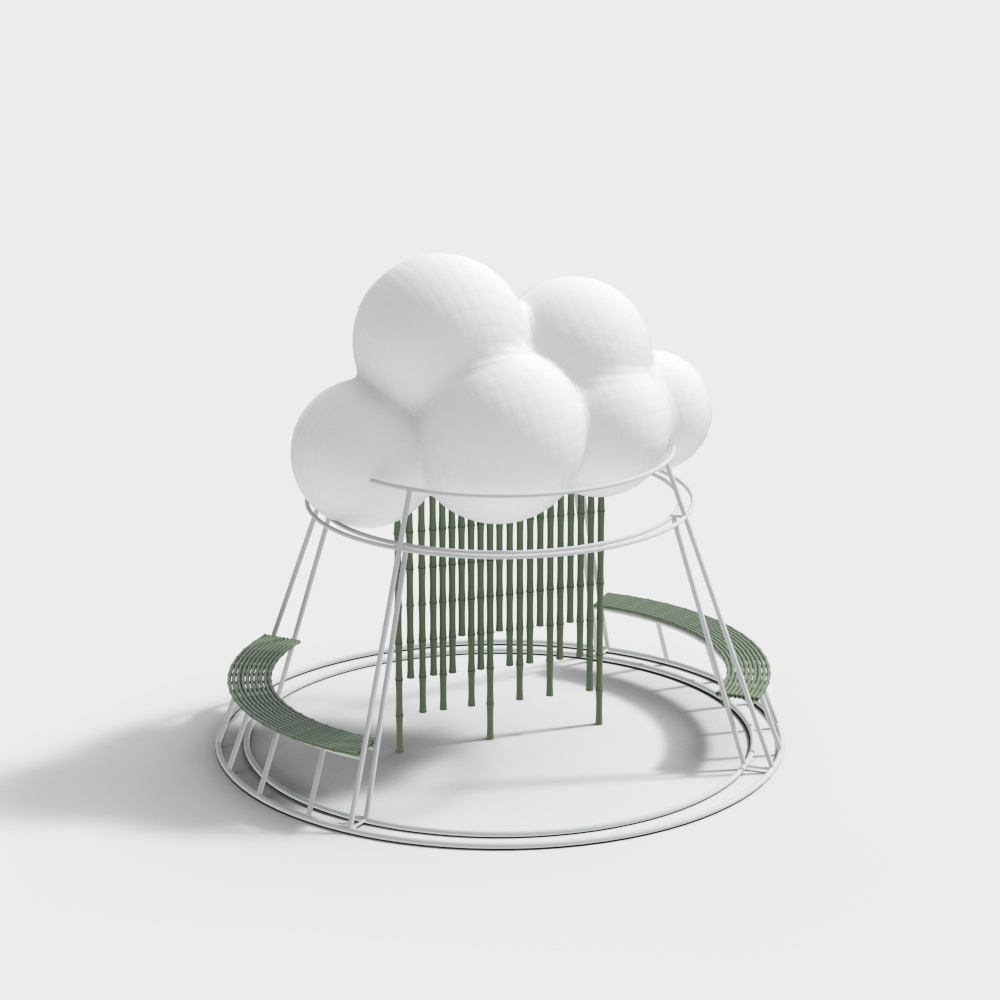 Cloud Chair 3D model - A Touch of Nature
