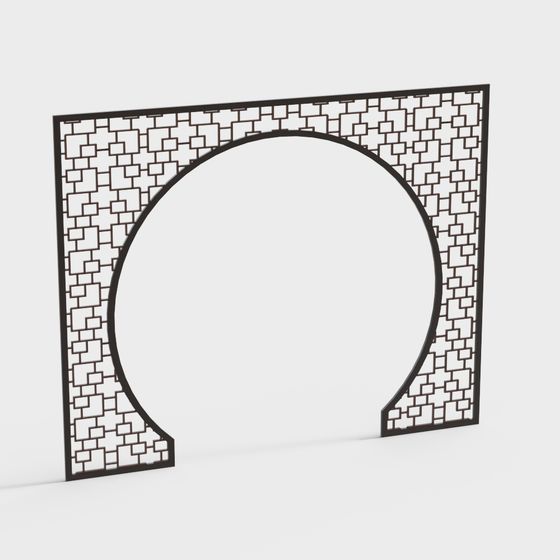 Новый китайский проход из массивного дерева