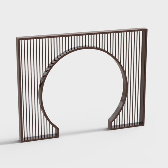 Arched Gateway 3D model for Creative Projects