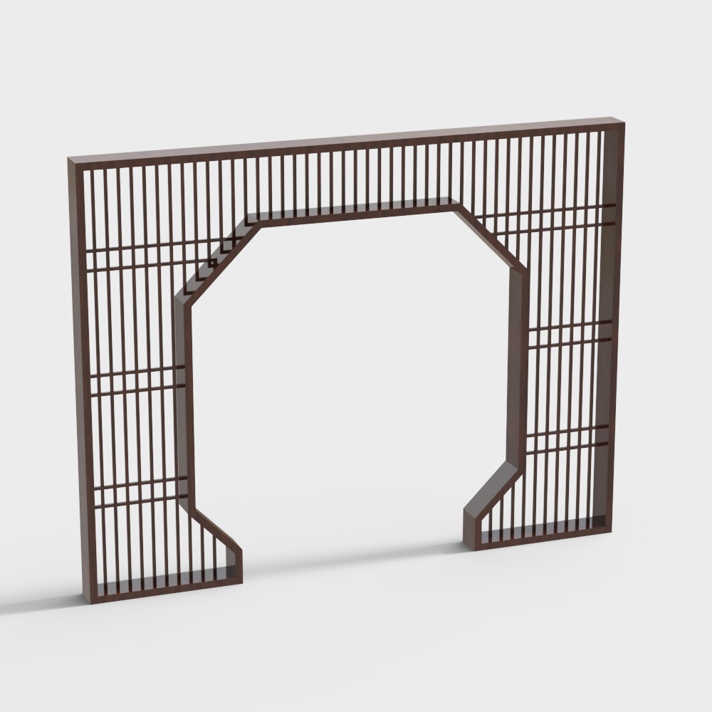 New Chinese solid wood pass