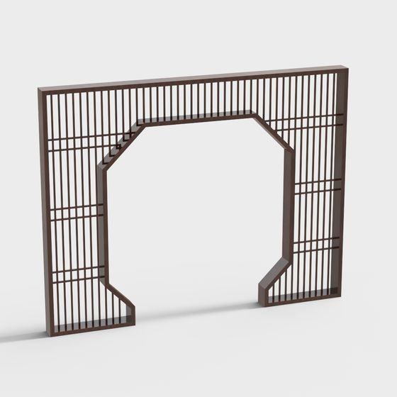 Новый китайский проход из массивного дерева