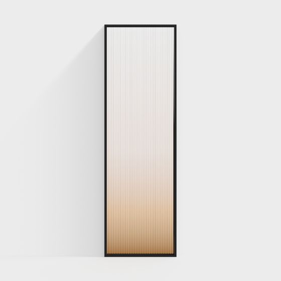 Sleek Low-Poly Screen 3D model for Modern Designs