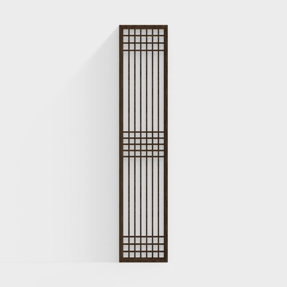 Low-Poly Grid Screen 3D model for Modern Design