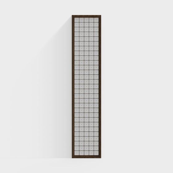 Low Poly Grid Screen 3D model for Modern Design