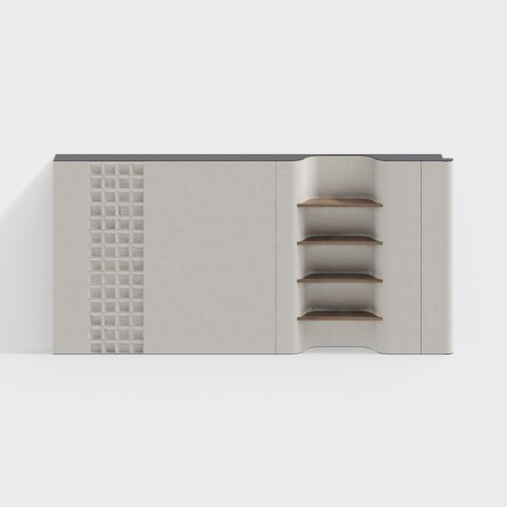 Minimalist Storage Cabinet 3D model
