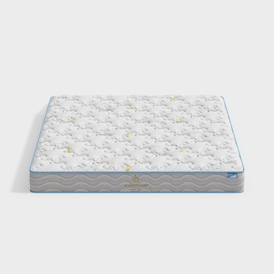 Comfortable Low-Poly Mattress 3D model