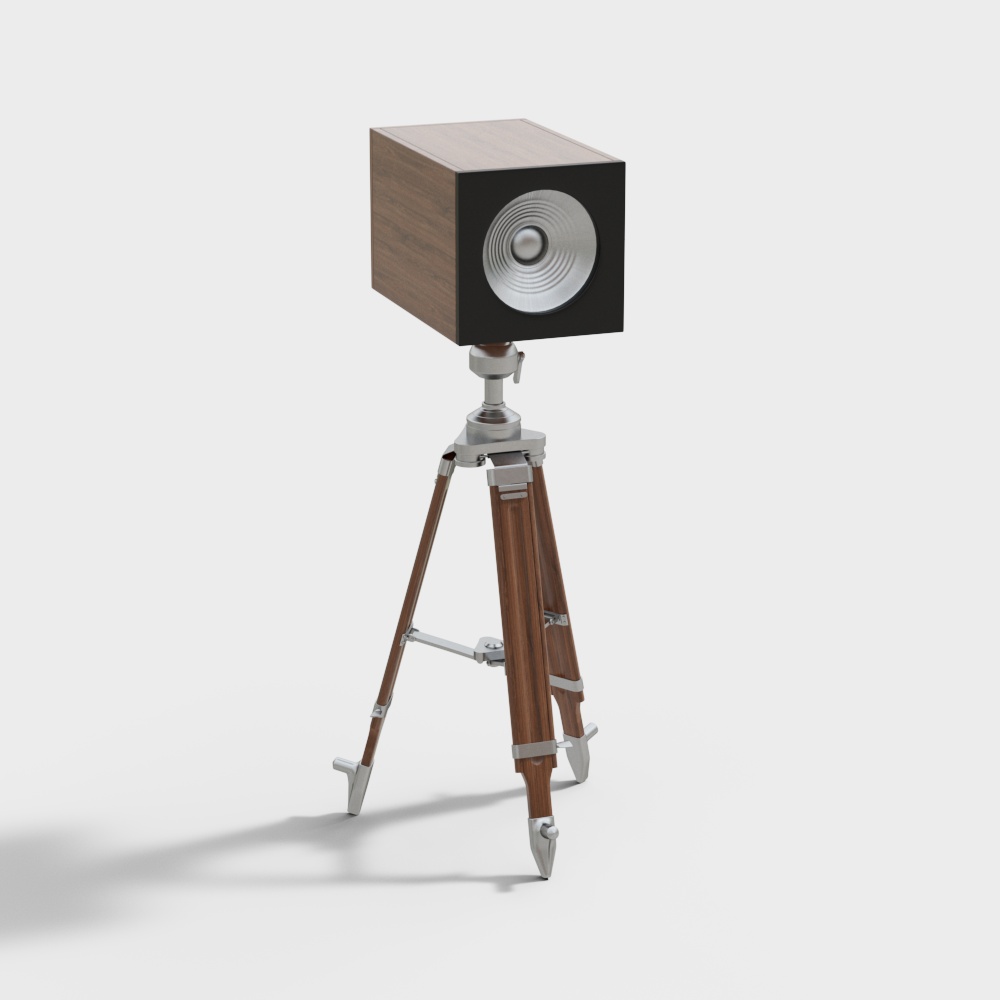 Vintage Tripod Speaker 3D model