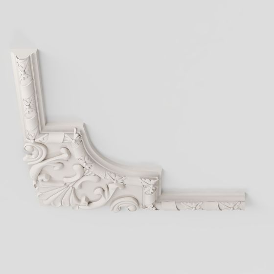 Victorian Corner Decor 3D model