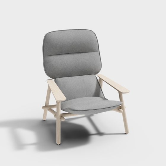 Cozy Lounge Chair 3D model