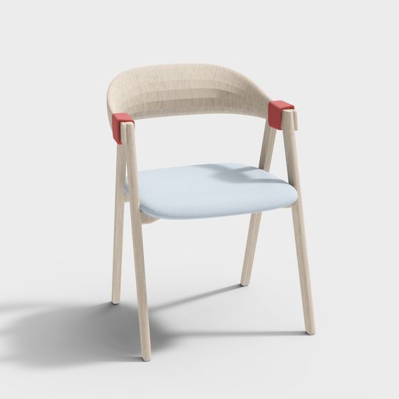 Stylish Minimalist Chair 3D model