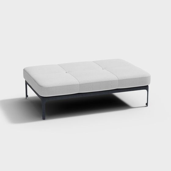 Modern Minimalist Sofa Chair 3D Model
