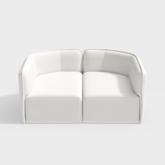 Urban Comfort 3D model - Modern Minimalist Sofa