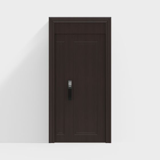 Stylish 3D Model Door with Modern Aesthetics