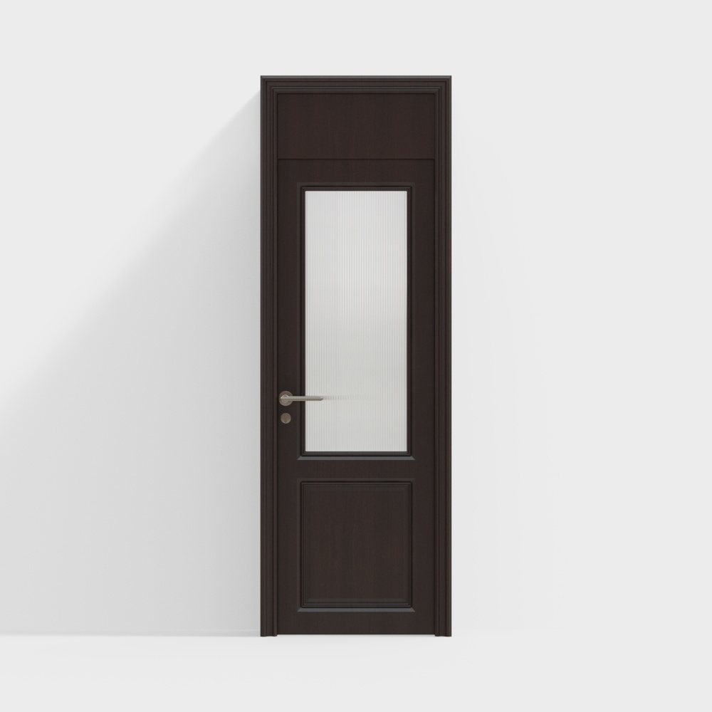 New Chinese single opening Changhong glass interior door