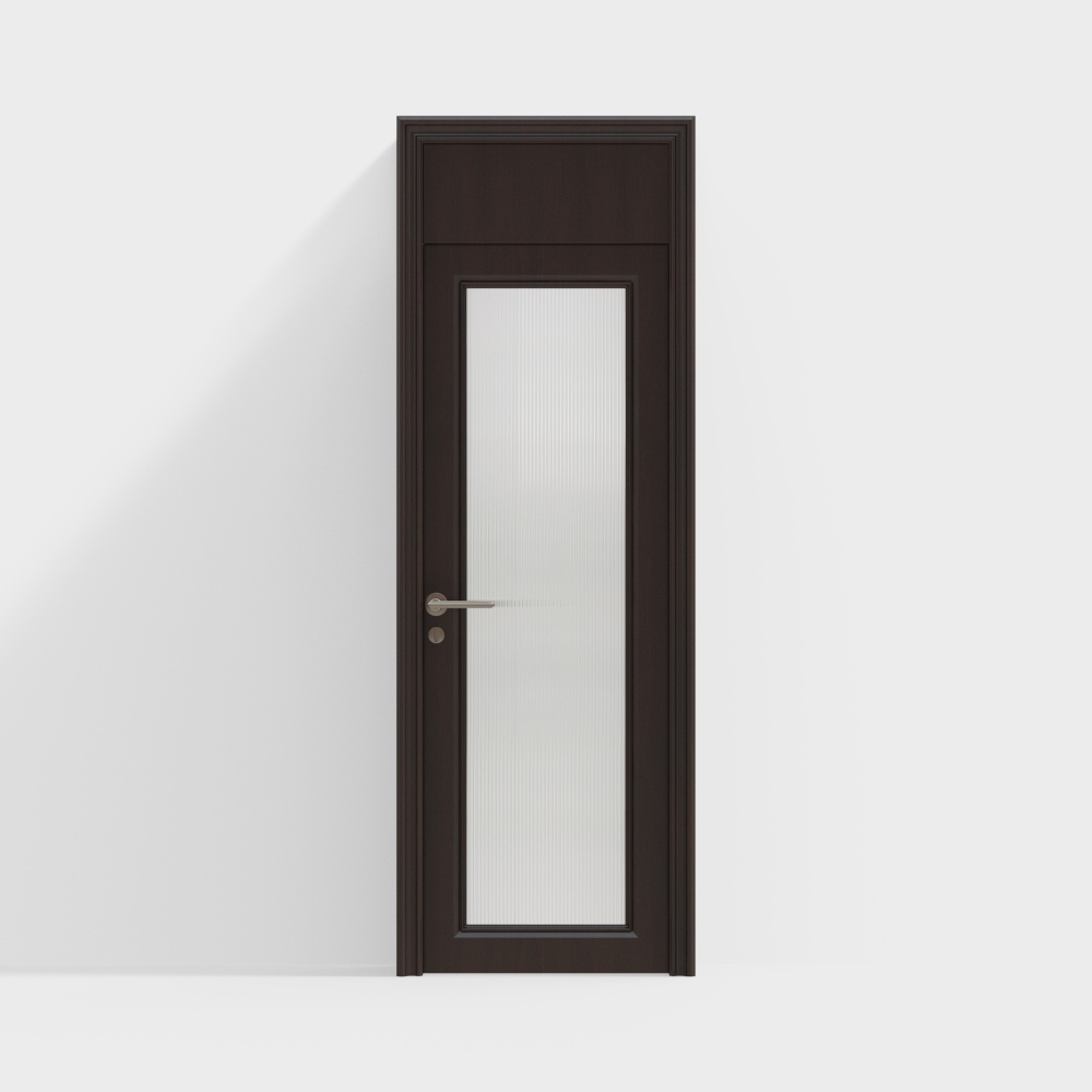 New Chinese single opening Changhong glass interior door