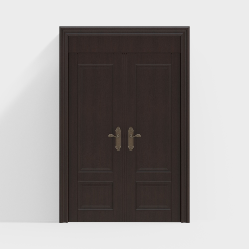 New Chinese style double opening interior door