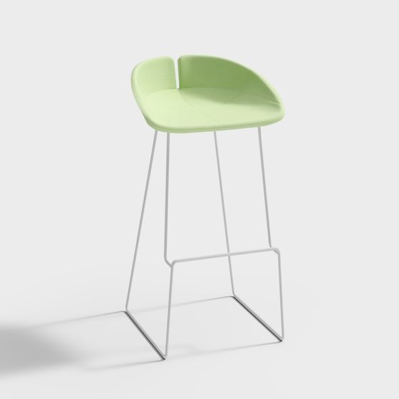 Lime Bar Stool 3D model