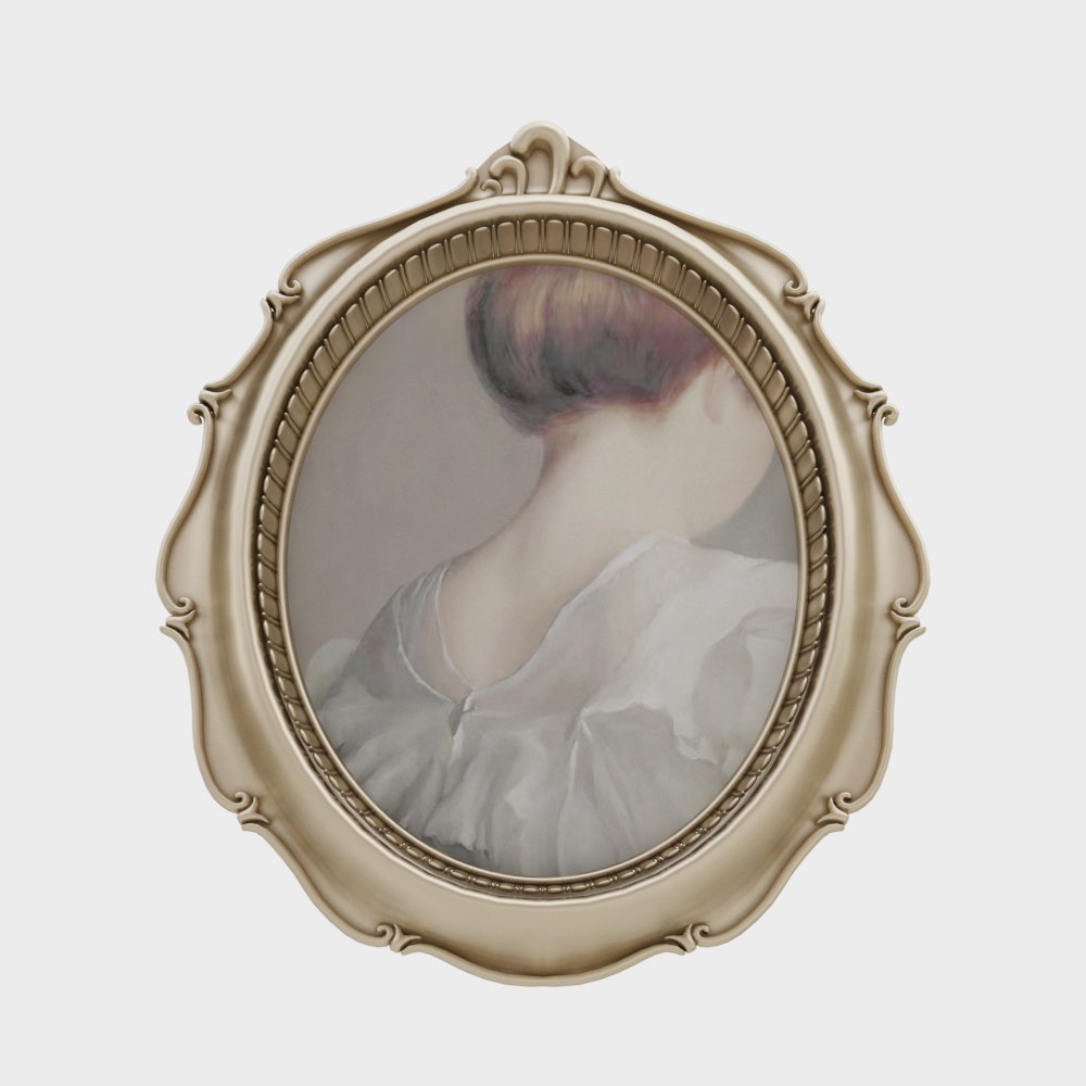 Кремовая декоративная роспись во французской гостиной