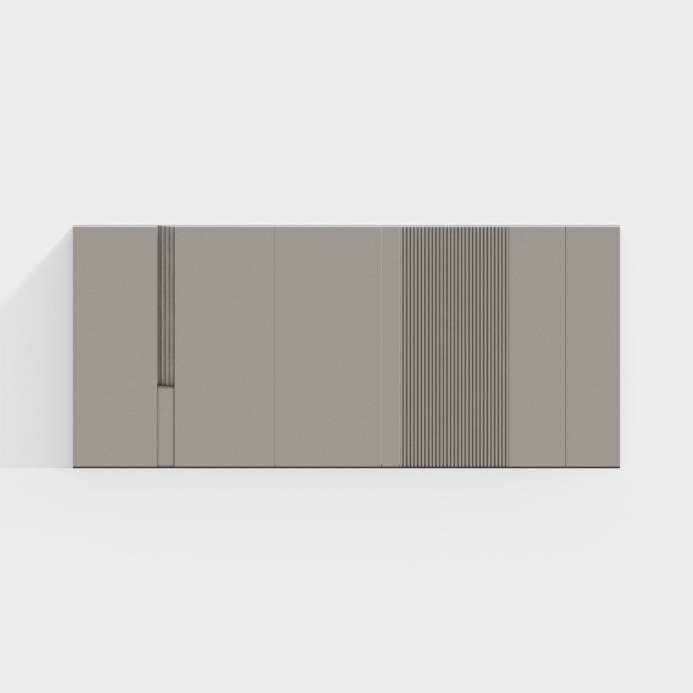 Modern living room background wall