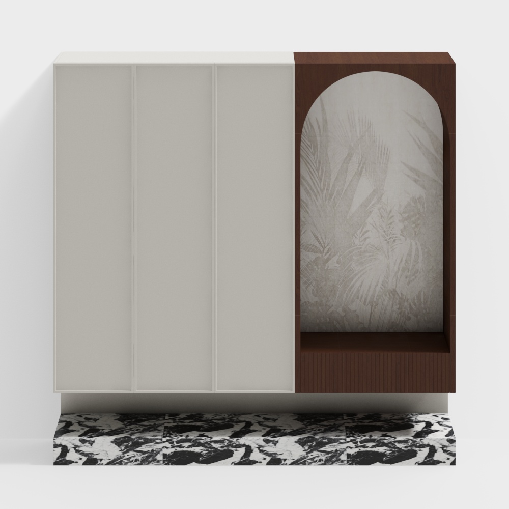 フランス玄関下駄箱