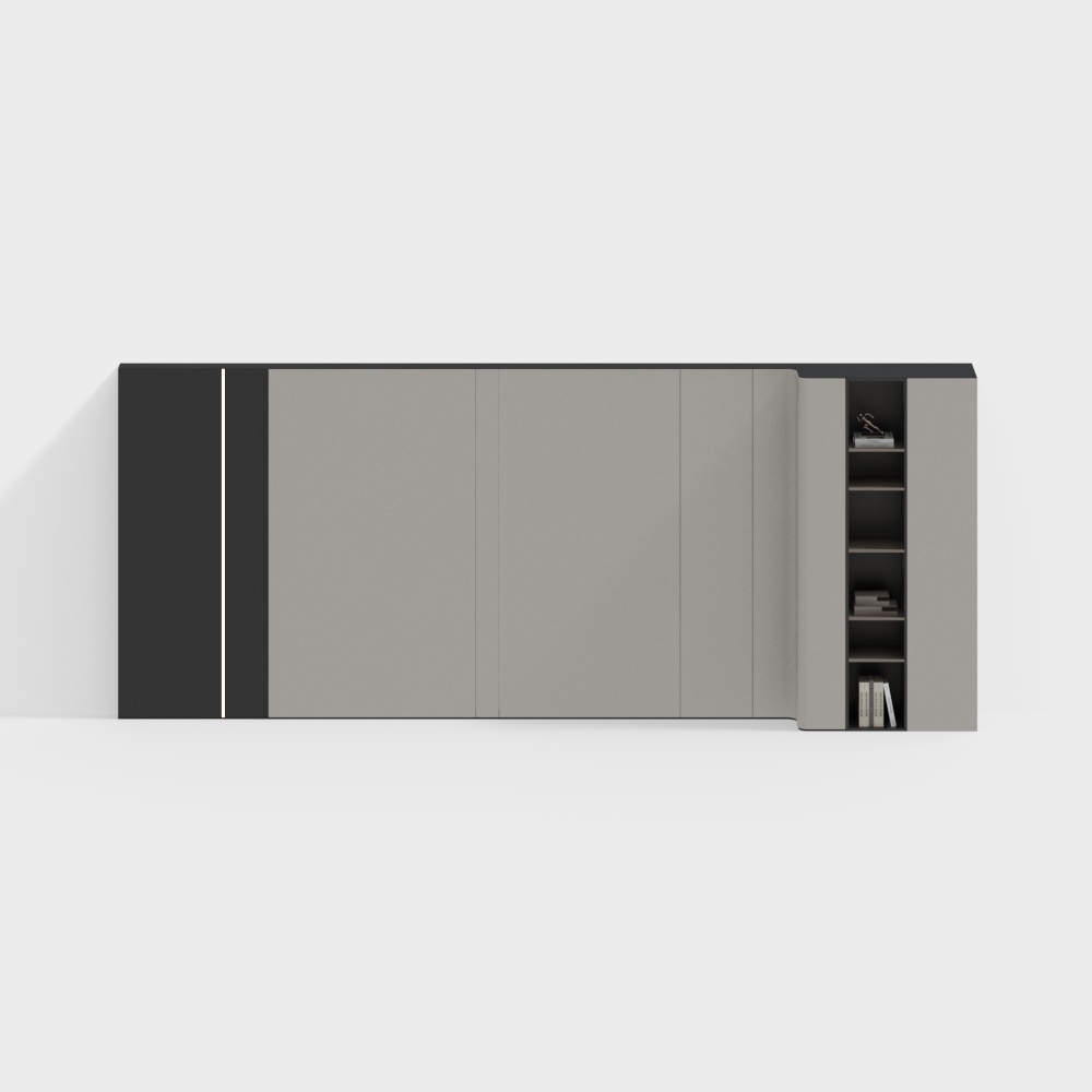 Pared de fondo para sala de estar moderna