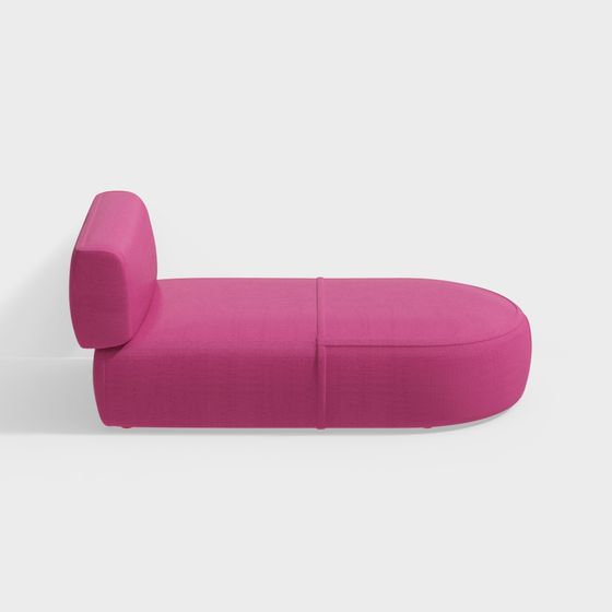 Contemporary Low-Polygon Sofa 3D model
