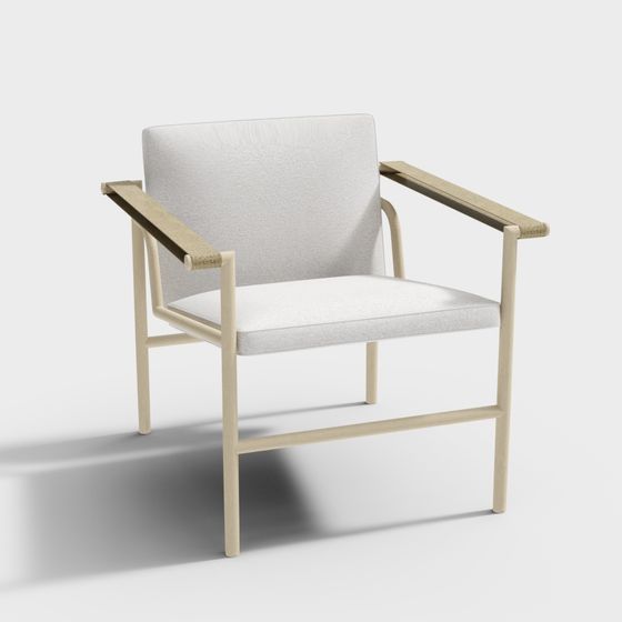 Urban Lounge Chair 3D model for Modern Spaces