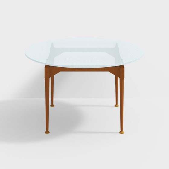Stylish Round Table 3D model for Contemporary Spaces