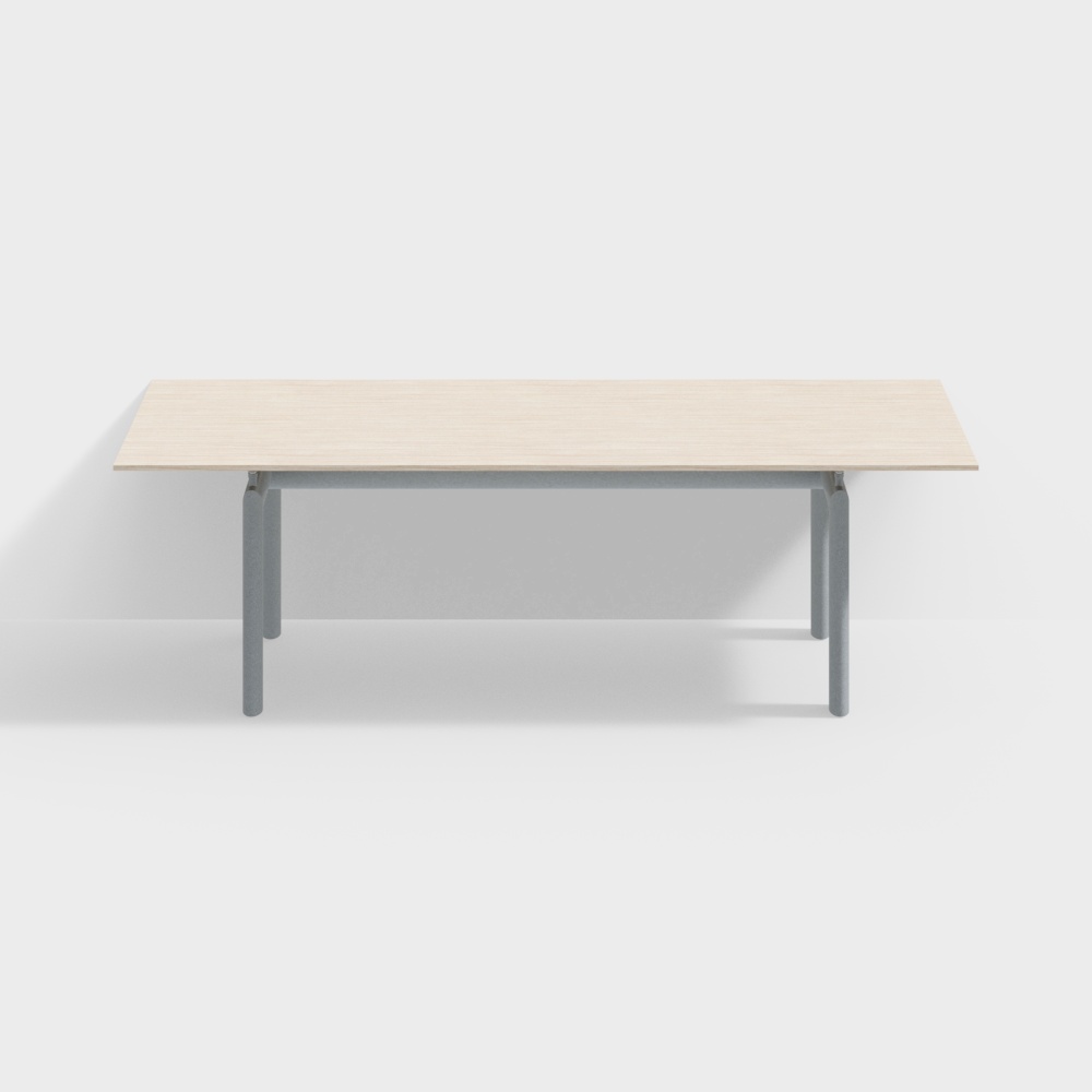 Cassina 6 Table tube d avion glass