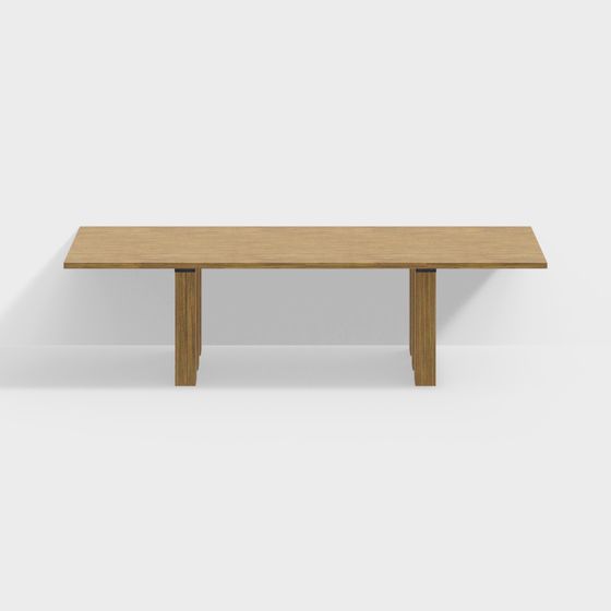 Urban Long Table 3D model