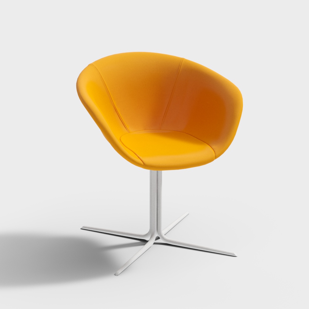 Arper_Duna02_armchair_4ways-swivel_front-face-upho