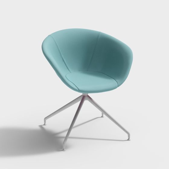 Stylish Low Poly Chair 3D model for Creative Spaces