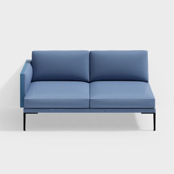Urban Comfort 3D model Sofa in Modern Minimalist Design