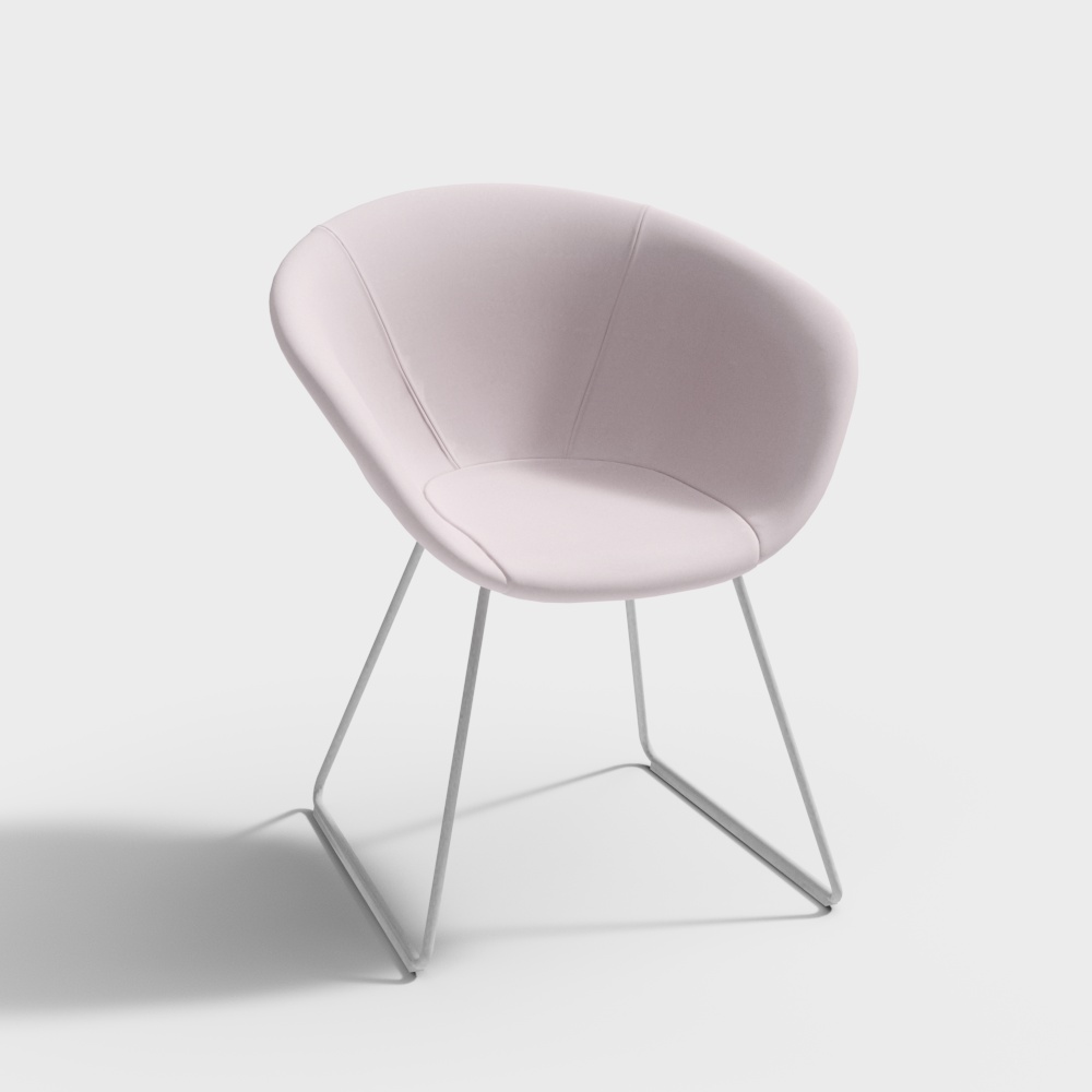 Arper_Duna02_armchair_sled_front-face-upholstery_4