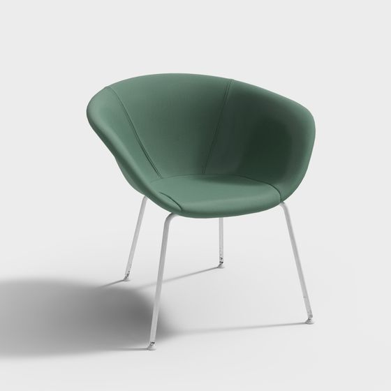 Green Leaf Armchair 3D model