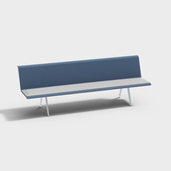 Urban Retreat 3D model Bench for Contemporary Spaces