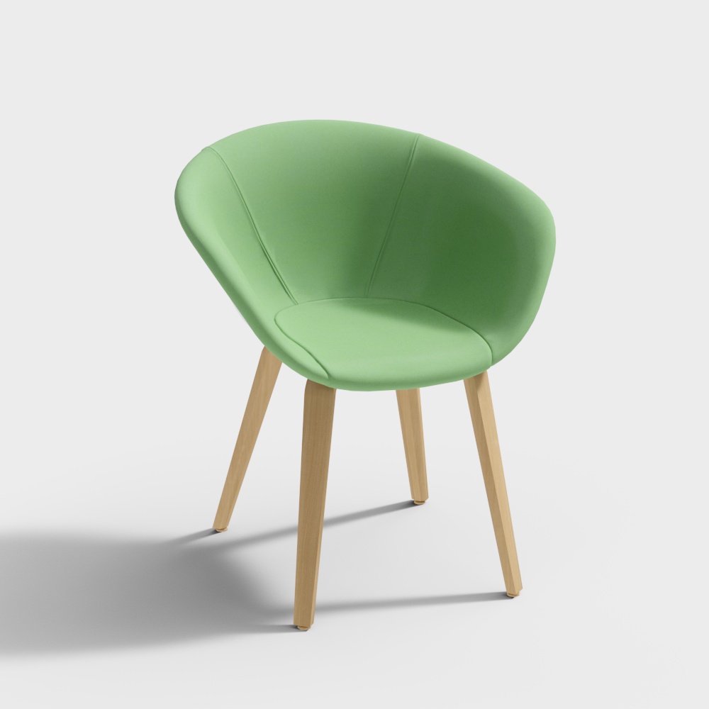 Arper_Duna02_armchair_4woodlegs_front-face-upholst