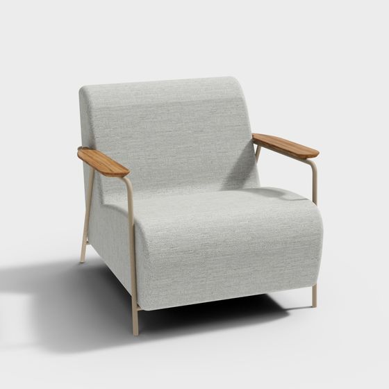Cozy Lounge Chair 3D model