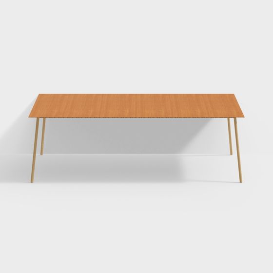 Arper_Onemm_Table__Metal-Top_240x100_Pieds_en_bois_h7