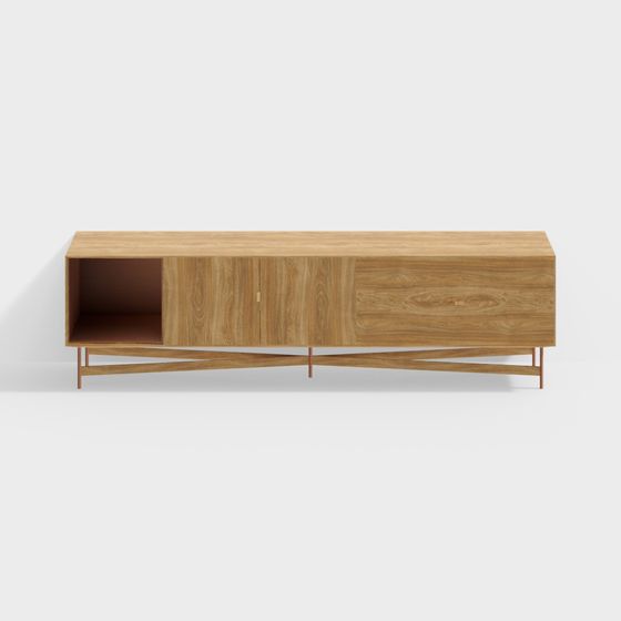 City Light TV Stand 3D model