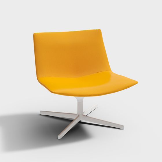 Elegant Low-Poly Armchair 3D model for Modern Spaces