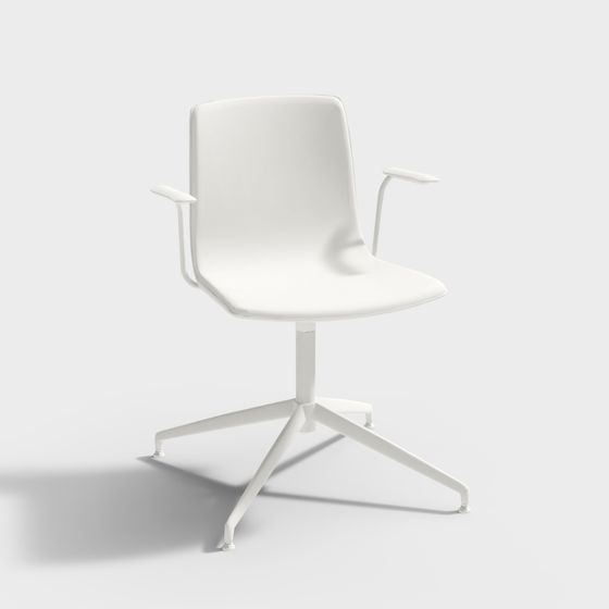 Stylish Office Chair 3D model for Creative Projects