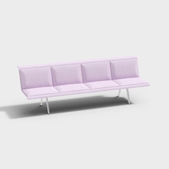 Urban Comfort Sofa 3D model for Modern Spaces